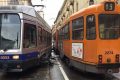 Tram deragliato in mattinata a Torino
